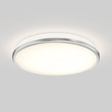 Artika Altitude 15 in. LED Modern Flush Mount Light, 5 CCT Chrome Color Changing