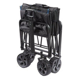 Mac Sports XL Folding Wagon with Large All-terrain Wheels, 38.6'' x 21.7'' x 25