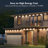 Govee 150ft Permanent Outdoor Lights Elite, Smart Festive RGBIC Lighting
