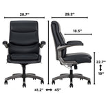 La-Z-Boy Manager Office Chair with Adjustable Recline & Flip-Up Armrest