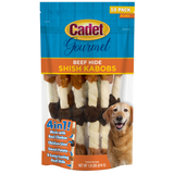 Cadet Gourmet Triple Flavored X-Large Shish Kabob Dog Treats, 10-Count, 2-Pack