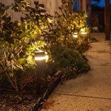 Enbrighten Wi-Fi RGBW LED Eternity Permanent Path Lights All-in-One Kit, 4 Heads