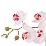 CGH Faux 4 Foot Phalaenopsis Orchid Arrangement with Modern Style Planter
