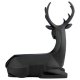 Holiday Black Modern Deer, Set Of 2 Christmas decorations Indoor/Outdoor