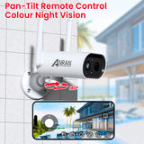 ANRAN Solar Security Camera, Wifi Outdoor 360° Pan Wireless Home Camera System