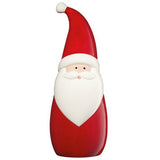 Set of 3 Ceramic Santas, Holiday Red Santa 6.14” W × 6.3” L × 15.83” H