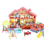 Bluey Ultimate Mega Set, 11" Tall Bluey's House Playset