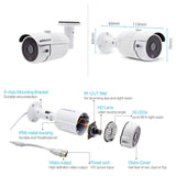 KKMOON 1080P CCTV AHD Security Camera Outdoor 110° Wide Angle Night Vision G2H9