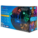 Enbrighten Wi-Fi RGBW LED Eternity Permanent Path Lights All-in-One Kit, 4 Heads