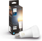 Philips Hue 100W White Ambiance A21 Smart LED Bulbs, 2-pack