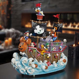 Disney Pirate Ship with Lights and Music, 13.7” (L) × 7.6” (W) × 14.9” (H)