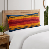 Pendleton Oversized Sherpa Bolster Pillow, Single 48" x 20" Dorms Super Soft