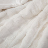 Berkshire Collection Faux Fur Throw, 60” x 70” Machine Washable or Dry Clean