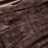 Berkshire Collection Faux Fur Throw, 60” x 70” Machine Washable or Dry Clean