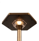 VOLT Landscape Lighting Premium Brass Solar Light, 2-pack