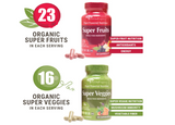 Terra Kai Organics Juce Super Fruits & Veggies, 240 Capsules