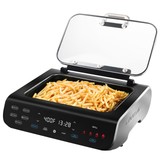 Smokeless Grill, Griddle, & Air Fryer with Integrated Temperature Probe
