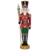 6' Nutcracker with LED Lights & Music - 25 LED Lights Decor - Indoor/Outdoor Use