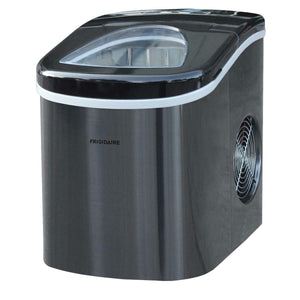 Frigidaire 26 Lbs Self Cleaning Portable Ice Maker, Black Stainless Steel