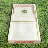 Backyard Hero Official Tournament Size Bean Bag Toss Cornhole Set