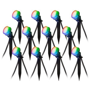 Enbrighten 3 16.5ft Light Strands 12 Pucks WIFI Eternity Landscape Lighting Kit