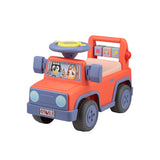 Bluey Licensed Interactive Ride-On Orange Push Car for Ages 1-3, Foot-to-Floor