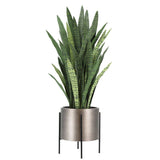 CGH Faux 53" Snake Plant With Stand, 27 L x 27 W x 53 H