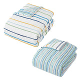 Mason And Mollie Stripes Twin XL Bedding Set, 6 Piece Set