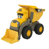 Cat Junior Crew Tipper, 14” Construction Vehicle with Personality and Features