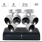 Lorex 4K Ultra HD Security System with 6 Active Deterrence Cameras