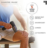 Sharper Image Power Percussion Pro+ Hot + Cold Percussion Massager