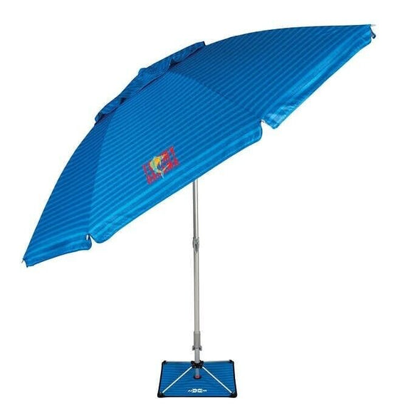 Tommy Bahama 8 Ft Beach Umbrella, UPF 50+ Undercoating for Sun Protection