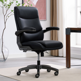 La-Z-Boy Manager Office Chair with Adjustable Recline & Flip-Up Armrest