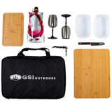 GSI Outdoors Table for Two Picnic Set with Zippered Carry Bag