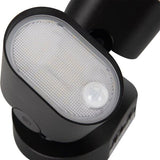 Lutec Outdoor 2 Head LED Security Light Includes Two Motion Sensors