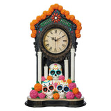 Day of The Dead Clock with Tabletop Centerpiece