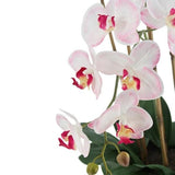CGH Faux 4 Foot Phalaenopsis Orchid Arrangement with Modern Style Planter