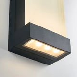 Artika Glacier Integrated LED Wall Light, Indoor/Outdoor Sconce