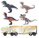 Dino Hauler with 4 Lights & Sounds Dinos, Transport and Store Dinosaurs in Vehicle