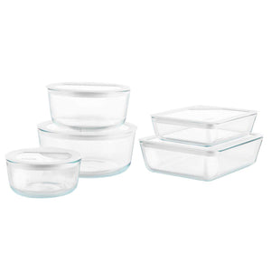 Pyrex 10-piece Ultimate Glass Food Storage Set