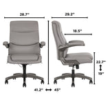 La-Z-Boy Manager Office Chair with Adjustable Recline & Flip-Up Armrest