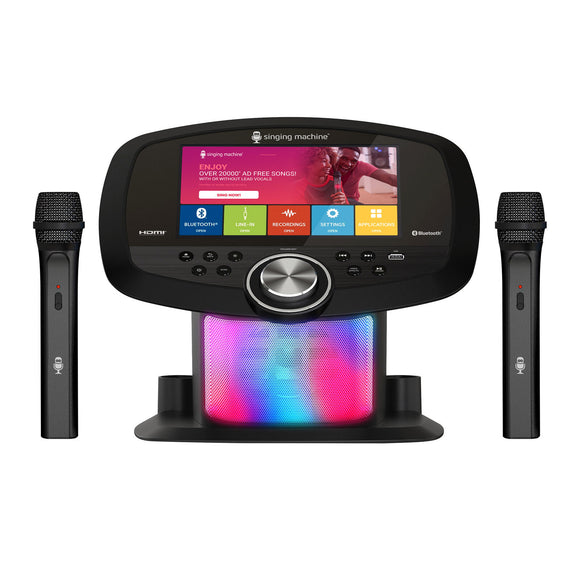 Singing Machine ISM9010 Wi-Fi Karaoke System with 10.1