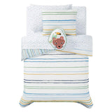 Mason And Mollie Stripes Twin XL Bedding Set, 6 Piece Set