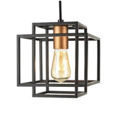Bridgeport Designs Kelsey Dual Square Metal 3-Light Floor Lamp, 73”H X 21.5”W