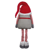 48" Holiday Gnome With Adjustable Height, Plush Oversized Holiday Gnome