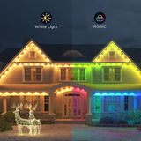 Govee 150ft Permanent Outdoor Lights Elite, Smart Festive RGBIC Lighting
