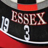 Essex Bristle Dartboard and Cabinet Set, 18" Diameter and 1.5" Thick Dartboard