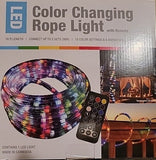 Global Value Lighting LED Color Changing 18 ft. Rope Light with Remote