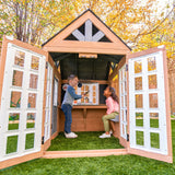 Kidkraft Atrium Playhouse, Single Story Playhouse with Enclosed Sunroom