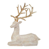 Holiday Deer Family with Trees, 3 Resin Deer & 2 Trees